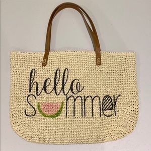 Style & Co. Hello Summer Woven Bag